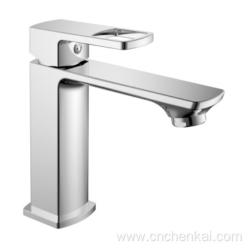 High Quality White Bathroom Tap With Plating